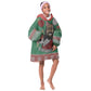 African Birthday Boy Jesus Kid Wearable Blanket Hoodie Afro Christmas