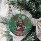 African Birthday Boy Jesus Ceramic Ornament Afro Christmas DT03