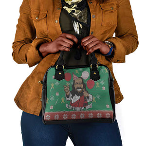 African Birthday Boy Jesus Shoulder Handbag Afro Christmas