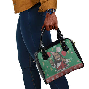 African Birthday Boy Jesus Shoulder Handbag Afro Christmas