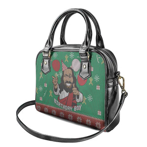 African Birthday Boy Jesus Shoulder Handbag Afro Christmas