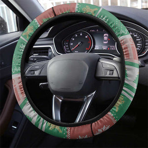 African Birthday Boy Jesus Steering Wheel Cover Afro Christmas