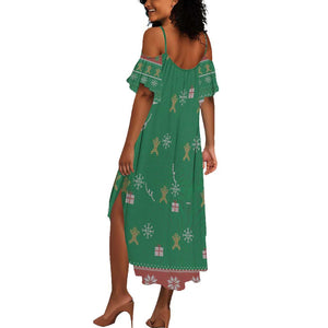 African Birthday Boy Jesus Summer Maxi Dress Afro Christmas