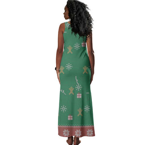 African Birthday Boy Jesus Tank Maxi Dress Afro Christmas