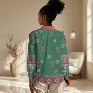 African Birthday Boy Jesus Women Casual Shirt Afro Christmas