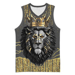 Personalized Black and Gold Lion Africa Basketball Jersey DT03