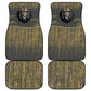 Personalized Black and Gold Lion Africa Car Mats