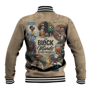 Africa Black Invention Baseball Jacket The Black Minds Behind Progress DT03