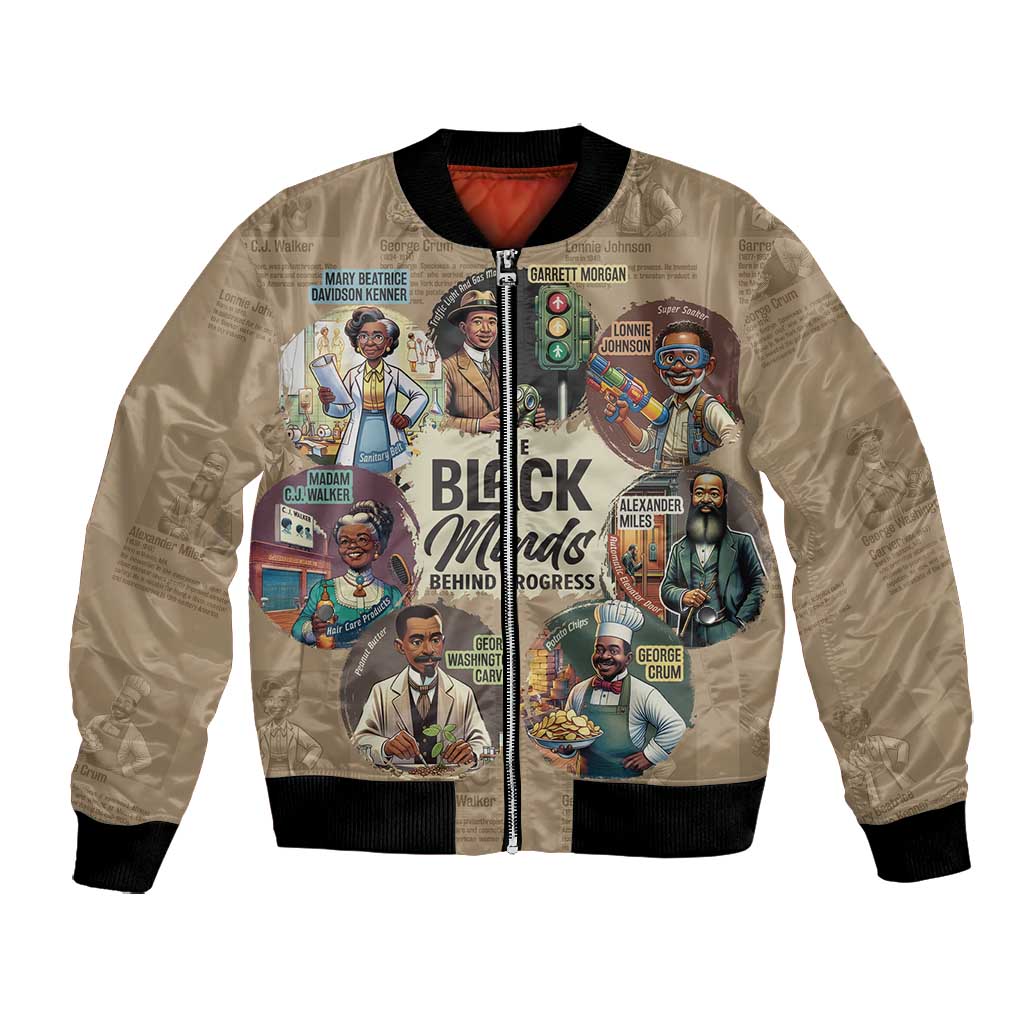 Africa Black Invention Bomber Jacket The Black Minds Behind Progress