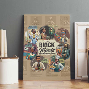 Africa Black Invention Canvas Wall Art The Black Minds Behind Progress