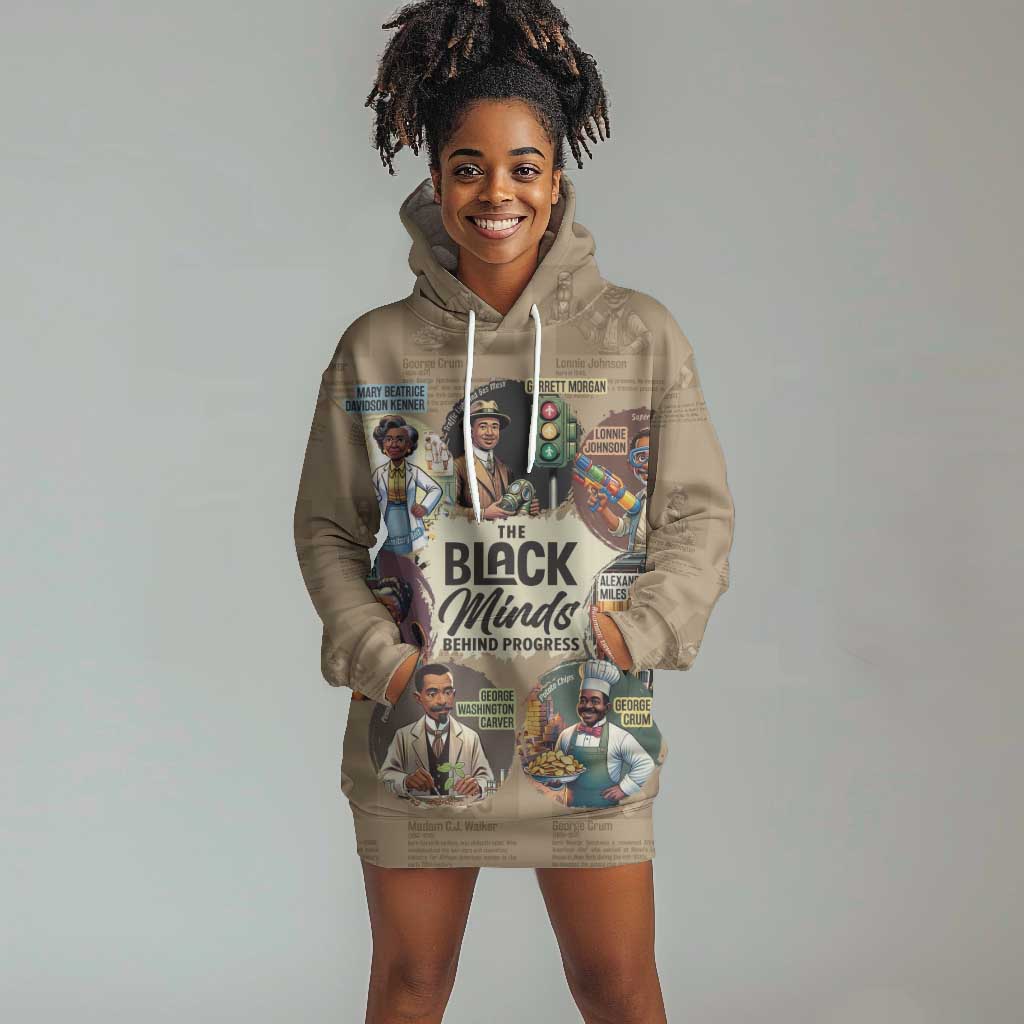 Africa Black Invention Hoodie Dress The Black Minds Behind Progress