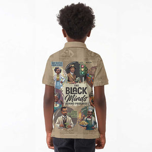 Africa Black Invention Kid Polo Shirt The Black Minds Behind Progress