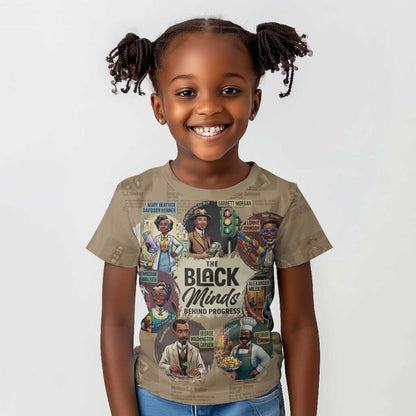 Africa Black Invention Kid T shirt The Black Minds Behind Progress
