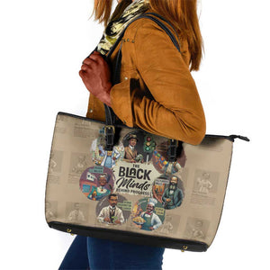 Africa Black Invention Leather Tote Bag The Black Minds Behind Progress