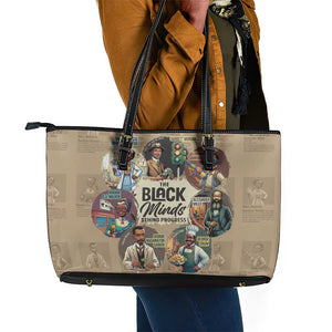 Africa Black Invention Leather Tote Bag The Black Minds Behind Progress