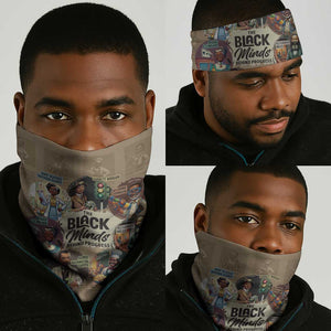 Africa Black Invention Neck Gaiter The Black Minds Behind Progress DT03