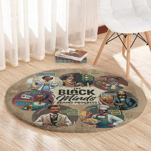 Africa Black Invention Round Carpet The Black Minds Behind Progress