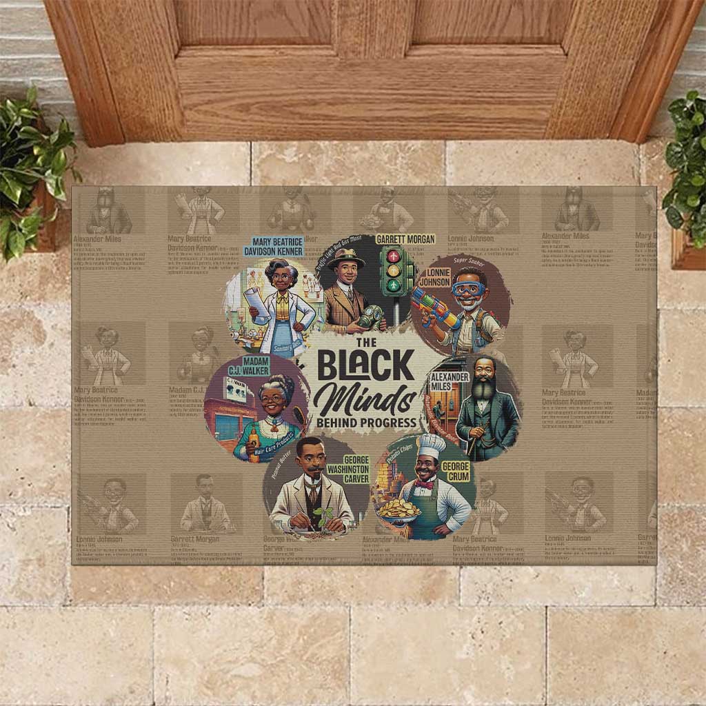 Africa Black Invention Rubber Doormat The Black Minds Behind Progress