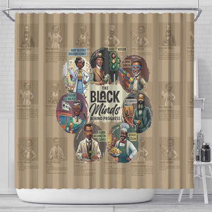 Africa Black Invention Shower Curtain The Black Minds Behind Progress