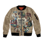 Africa Black Invention Sleeve Zip Bomber Jacket The Black Minds Behind Progress