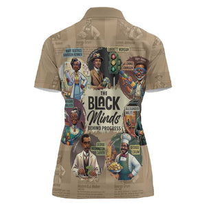 Africa Black Invention Women Polo Shirt The Black Minds Behind Progress