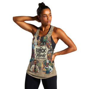 Africa Black Invention Women Racerback Tank The Black Minds Behind Progress