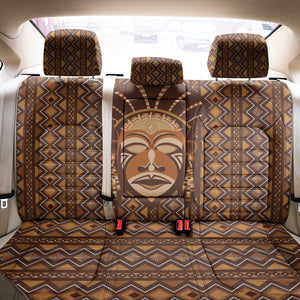 African Mask Printed Mudcloth Back Car Seat Cover Afro Bogolan