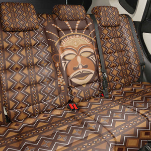 African Mask Printed Mudcloth Back Car Seat Cover Afro Bogolan