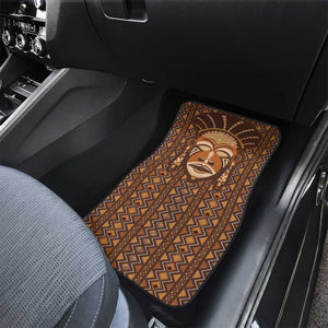 African Mask Printed Mudcloth Car Mats Afro Bogolan