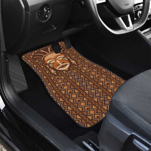 African Mask Printed Mudcloth Car Mats Afro Bogolan