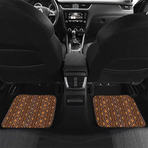 African Mask Printed Mudcloth Car Mats Afro Bogolan