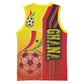 Ghana Soccer Basketball Jersey Black Stars Football - Road To Champion DT03