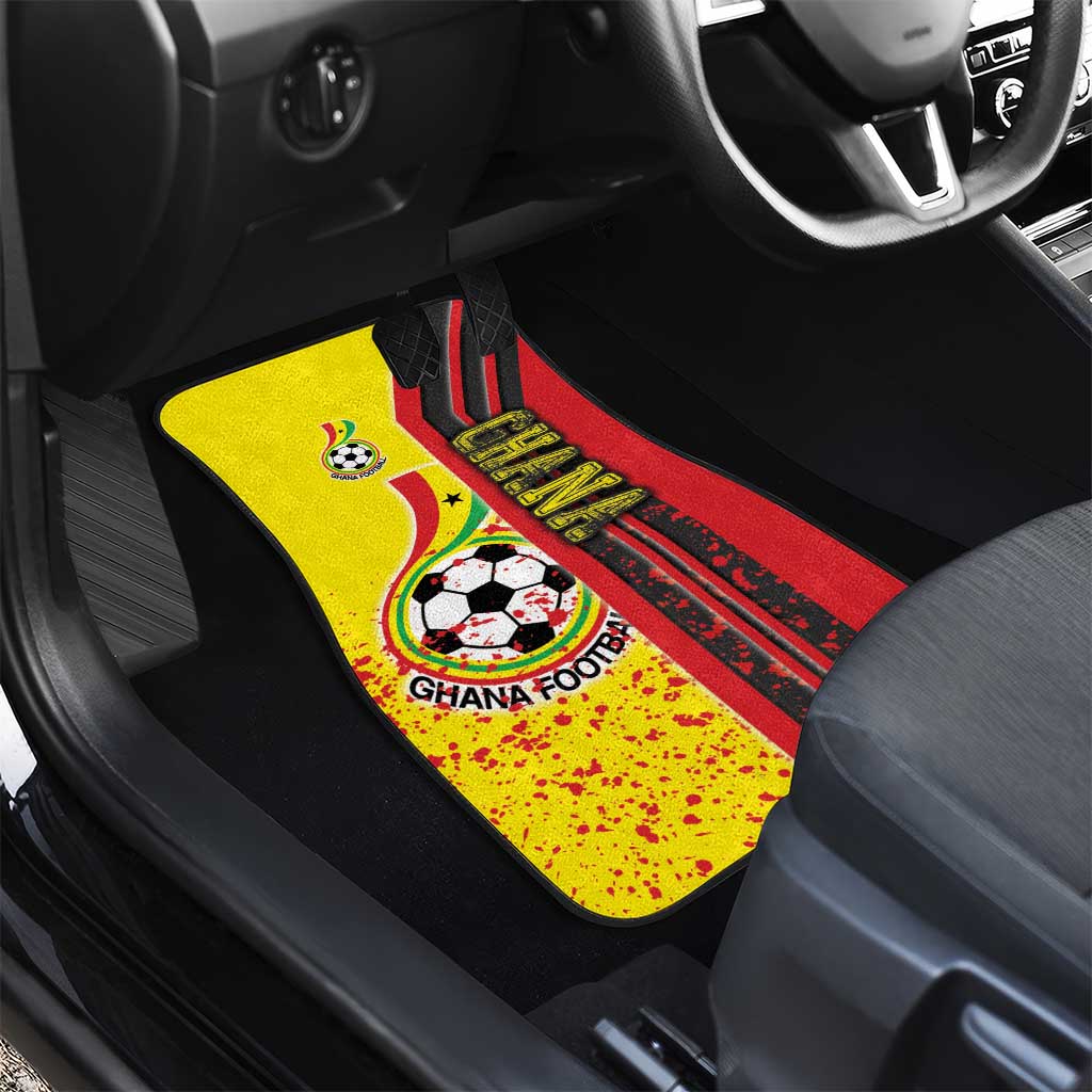 Ghana Soccer Car Mats Black Stars Football - Road To Champion