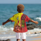 Ghana Soccer Kid Hawaiian Shirt Black Stars Football - Road To Champion