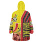 Ghana Soccer Kid Wearable Blanket Hoodie Black Stars Football - Road To Champion