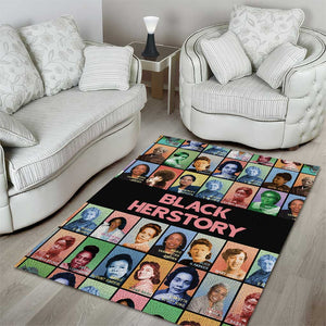 Afro Black Herstory Area Rug African Women History