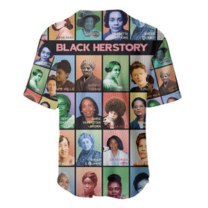 Afro Black Herstory Baseball Jersey African Women History