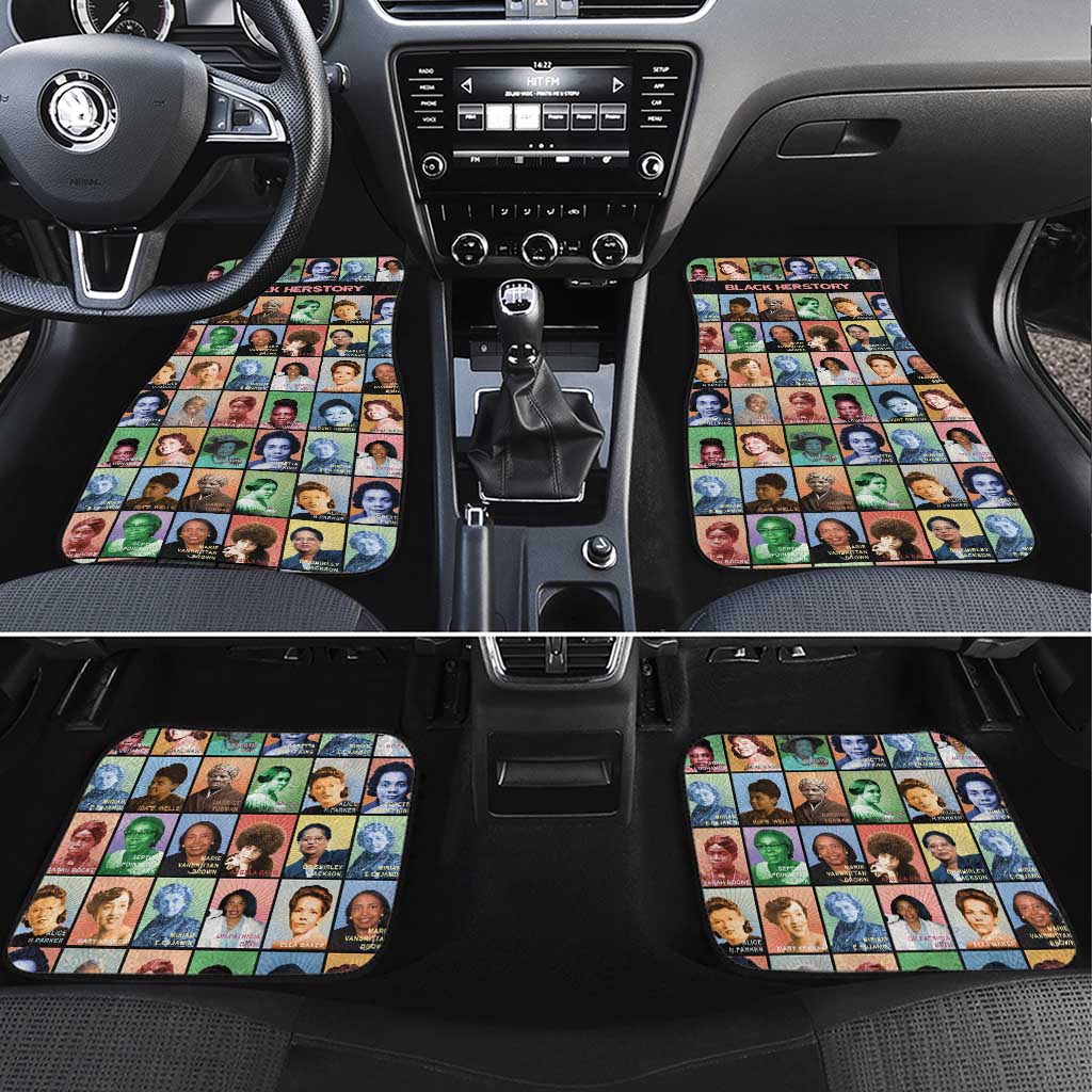 Afro Black Herstory Car Mats African Women History