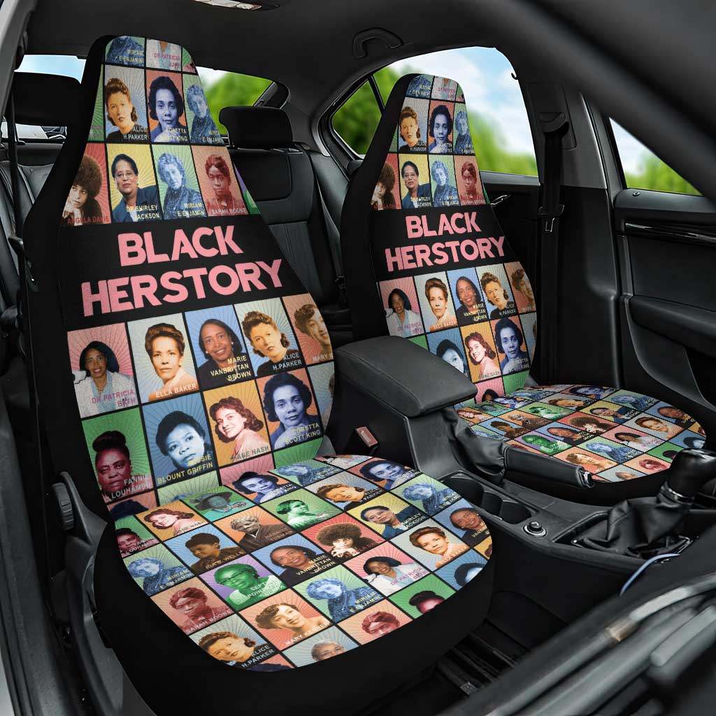 Afro Black Herstory Car Seat Cover African Women History