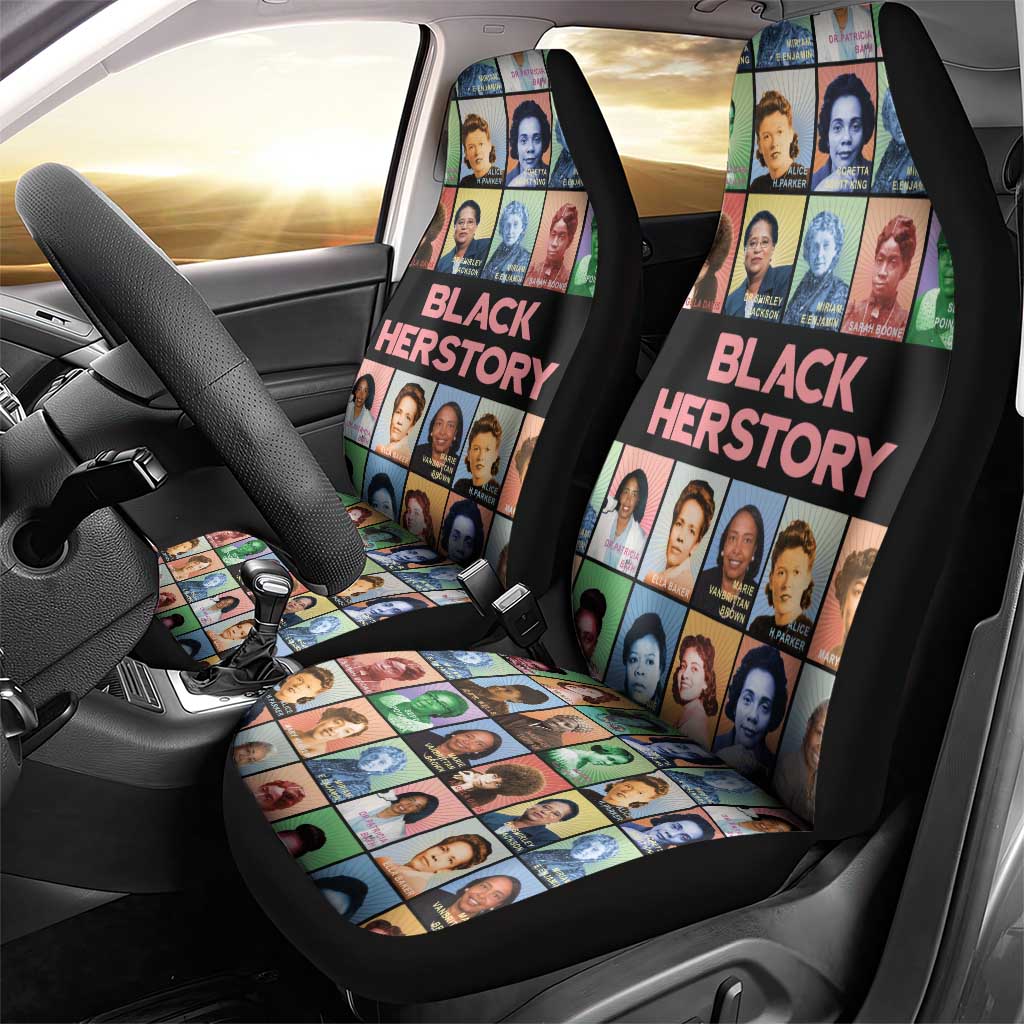 Afro Black Herstory Car Seat Cover African Women History