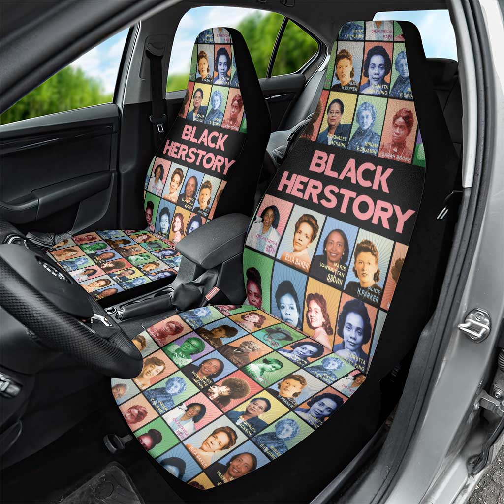 Afro Black Herstory Car Seat Cover African Women History