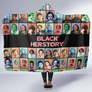 Afro Black Herstory Hooded Blanket African Women History