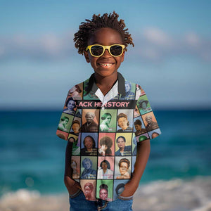 Afro Black Herstory Kid Hawaiian Shirt African Women History