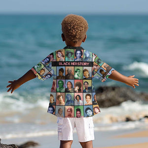 Afro Black Herstory Kid Hawaiian Shirt African Women History
