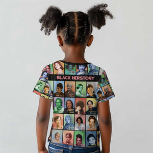 Afro Black Herstory Kid T shirt African Women History