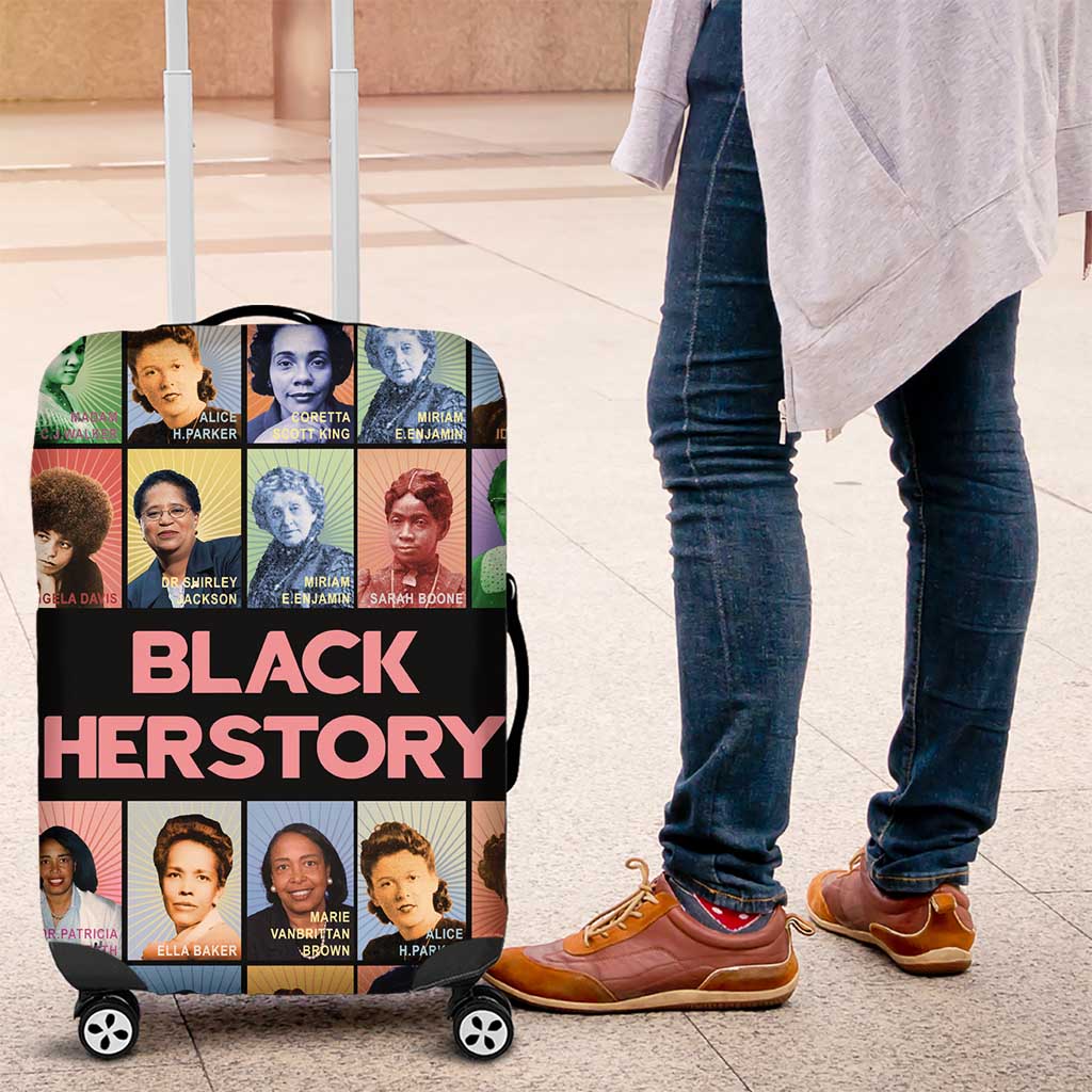 Afro Black Herstory Luggage Cover African Women History