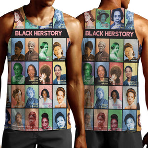 Afro Black Herstory Men Tank Top African Women History