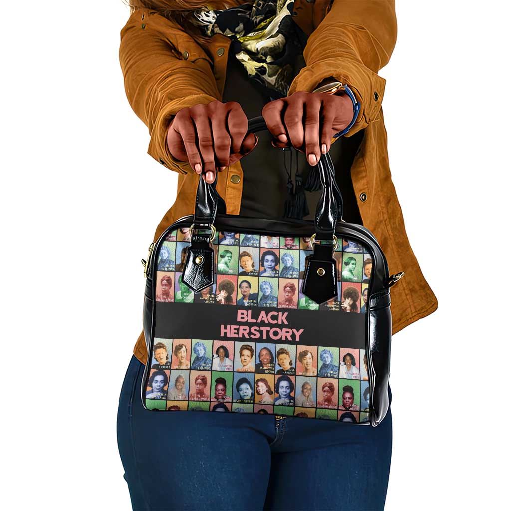 Afro Black Herstory Shoulder Handbag African Women History