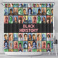 Afro Black Herstory Shower Curtain African Women History