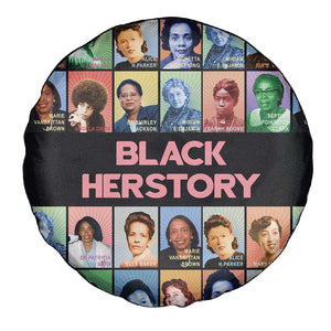 Afro Black Herstory Spare Tire Cover African Women History